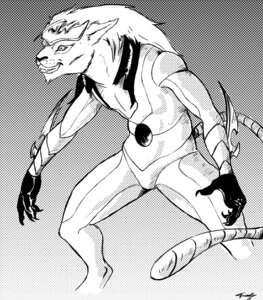 Rating: Safe Score: 0 Tags: anthro arrancar bleach_(series) clothing comic e621 espada felid gradient_background greyscale grimmjow_jaegerjaquez hollow_(bleach) male mammal monochrome resurreccion screentone simple_background solo treefyleaves User: bunchy7s
