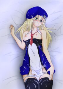Rating: Explicit Score: 0 Tags: 1girls akinajp beret blazblue blonde_hair blush breasts bukkake cum cum_on_arms cum_on_body cum_on_breasts cum_on_chest cum_on_clothes cum_on_hair cum_on_hands cum_on_legs cum_on_lower_body cum_on_upper_body facial female green_eyes hat highres long_hair lying necktie nipples noel_vermillion on_back panties panty_pull rule34 solo thighhighs underwear white_panties User: bunchy7s