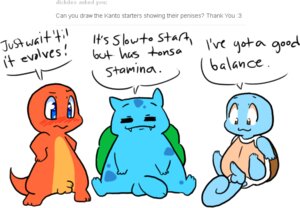 Rating: Explicit Score: 0 Tags: 2013 balls blue_body blue_eyes blue_skin blush brown_eyes bulbasaur charmander comparing comparing_penis dialogue e621 embarrassed english_text erection feral flaccid generation_1_pokemon genitals group humiliation humor jigglybutts looking_at_genitalia looking_at_penis male nintendo orange_body orange_skin penis penis_humiliation penis_size_difference pokemon pokemon_(species) red_body shell simple_background small_penis small_penis_humiliation squirtle starter_trio text tumblr turtle_shell white_background yellow_body User: bunchy7s