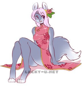 Rating: Safe Score: 0 Tags: anthro asian_clothing biped blue_eyes chinchilla chinchillid chinese_clothing chinese_dress clothing dress e621 east_asian_clothing female flower hair luckypan mammal pink_hair plant rodent rose_(flower) simple_background sitting smile solo tail white_background User: bunchy7s