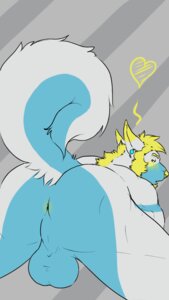 Rating: Explicit Score: 0 Tags: 2014 9:16 alaskan_malamute all_fours ammy amwulf anthro anus backsack balls biceps big_balls big_muscles biped blue_body blue_eyes blue_fur blush butt canid canine canis close-up domestic_dog e621 ear_piercing fur genitals grey_background hair half-closed_eyes heart_symbol hi_res looking_at_viewer looking_back male mammal manly muscular muscular_anthro muscular_male musk narrowed_eyes nordic_sled_dog nude open_mouth piercing presenting presenting_hindquarters short_hair simple_background solo spitz spread_legs spreading white_body white_fur User: bunchy7s