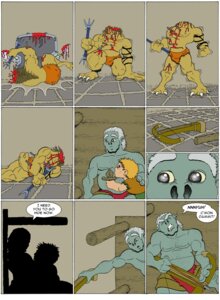 Rating: Questionable Score: 0 Tags: blood bodily_fluids clothed clothing comic dwarf e621 goblins gore group hi_res humanoid killing male ogre orc partially_clothed ranged_weapon slightly_chubby text thunt violence weapon young User: bunchy7s Rating: Questionable Score: 0 Tags: blood bodily_fluids clothed clothing comic dwarf e621 goblins gore group hi_res humanoid killing male ogre orc partially_clothed ranged_weapon slightly_chubby text thunt violence weapon young User: bunchy7s