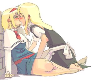 Rating: Questionable Score: 0 Tags: alice_margatroid bad_proportions barefoot blush error female fingering human inmu inmu_(artist) kissing marisa_kirisame multiple_females multiple_girls oekaki rule34 saliva touhou yuri User: bunchy7s