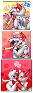 Rating: Questionable Score: 0 Tags: abstract_background anthro box_xod comic directional_arrow duo e621 eyes_closed female french_kissing generation_3_pokemon generation_5_pokemon heart_symbol kissing love male male/female mienshao nintendo pokemon pokemon_(species) red_eyes romantic romantic_couple tail tongue tongue_out zangoose User: bunchy7s Rating: Questionable Score: 0 Tags: abstract_background anthro box_xod comic directional_arrow duo e621 eyes_closed female french_kissing generation_3_pokemon generation_5_pokemon heart_symbol kissing love male male/female mienshao nintendo pokemon pokemon_(species) red_eyes romantic romantic_couple tail tongue tongue_out zangoose User: bunchy7s