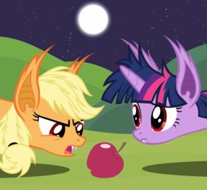 Rating: Safe Score: 0 Tags: alternate_species apple appledrac applejack_(mlp) bat_pony blonde_hair duo e621 ear_tuft equid equine female feral food friendship_is_magic fruit fur hair hasbro horn hybrid magister39 mammal moon multicolored_hair my_little_pony mythological_creature mythological_equine mythology orange_body orange_fur plant purple_body purple_fur purple_hair red_eyes stare teeth tuft twilight_sparkle_(mlp) twilight_sparkling two_tone_hair unicorn vampire User: bunchy7s