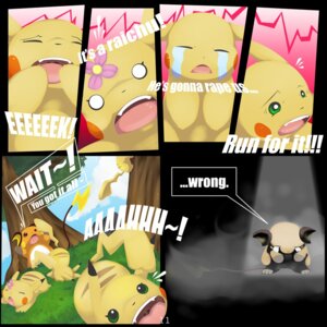 Rating: Questionable Score: 0 Tags: 1:1 2010 bodily_fluids cleft_tail colored comic conditional_dnp crying day detailed_background dialogue e621 english_text female fog fur generation_1_pokemon green_eyes group insomniacovrlrd male mammal multiple_scenes nintendo outside pikachu pokemon pokemon_(species) raichu rodent running scared tail tears text yellow_body yellow_fur User: bunchy7s
