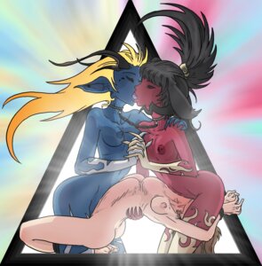 Rating: Explicit Score: 0 Tags: 1girls 2futas black_hair blonde_hair blue_skin bondage breasts chains closed_eyes deepthroat diphallia diphallism fellatio female femsub french_kiss futa/futa/female futa_on_female futadom futanari huge_cock insertion intersex intersex/female irrumatio kissing large_insertion meeting_in_the_middle multi_genitalia multi_penis oral pectoral_bulge pectoral_bulge_from_oral penis pointy_ears red_skin rule34 small_breasts sparrow_(artist) spitroast standing standing_sex stomach_bulge swabbing threesome throat_bulge throat_swabbing User: bunchy7s