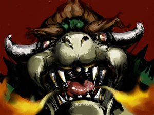 Rating: Safe Score: 0 Tags: 2_horns 4:3 anthro bowser bust_portrait e621 fangs fire horn koopa looking_at_viewer low_res male mario_bros nintendo portrait scalie solo teeth unknown_artist User: bunchy7s