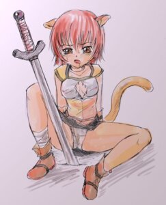 Rating: Explicit Score: 0 Tags: 1girls boots breasts brown_footwear cat_ears cat_girl cat_tail catgirl covered_nipples covered_pussy defeated female fire_emblem fire_emblem:_path_of_radiance fire_emblem:_radiant_dawn laguz_(race) large_breasts lethe_(fire_emblem) midorinor open_mouth orange_eyes panties pussy red_hair rule34 sitting solo spread_legs sword tail torn_clothes white_panties User: bunchy7s