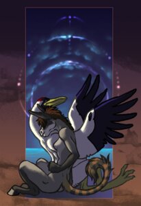 Rating: Questionable Score: 0 Tags: 3_toes anthro asinus avian beak bird black_body black_feathers breasts brown_hair butt crane_(bird) donkey duo e621 equid equine feathered_wings feathers feet female fur grey_body grey_fur gruiform grus_(genus) hair hooves hybrid mammal nude side_view sitting small_breasts ssirrus tail toes white_body white_feathers whooping_crane wings User: bunchy7s