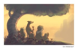 Rating: Safe Score: 0 Tags: alcohol ambiguous_gender beverage canid canine canis detailed_background dingbat domestic_dog e621 food glass group mammal outside picnic picnic_blanket plant semi-anthro sitting sunset tail toony tree wine wood User: bunchy7s
