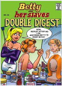 Rating: Explicit Score: 0 Tags: 1boy 1girls archie_andrews archie_comics bathgate21 betty_cooper breasts comic_cover crossdressing domination dominatrix female femdom girly latex_gloves makeup male malesub riding_crop rule34 sissification sissy wig User: bunchy7s