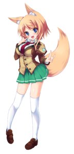Rating: Safe Score: 0 Tags: absolute_territory accessory amamine animal_humanoid blazer blonde_hair blue_eyes blush bottomwear canid canid_humanoid canine canine_humanoid clothing e621 female footwear fox fox_humanoid fox_tail hair hi_res humanoid legwear loafers mammal mammal_humanoid necktie open_mouth school_uniform shoes short_hair simple_background skirt smile solo thigh_highs uniform white_background white_clothing white_legwear User: bunchy7s