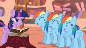 Rating: Safe Score: 0 Tags: 2013 animated animated_gif blue_body blue_feathers blue_fur book clone cutie_mark e621 equid equine eyes_closed feathered_wings feathers female friendship_is_magic fur group hair hasbro horn immatoonlink mammal multicolored_hair my_little_pony mythological_creature mythological_equine mythology pegasus purple_body purple_eyes purple_fur purple_hair rainbow_dash_(mlp) rainbow_hair short_playtime twilight_sparkle_(mlp) two_tone_hair winged_unicorn wings User: bunchy7s