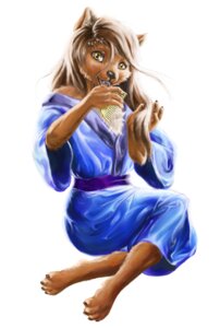 Rating: Safe Score: 0 Tags: 2006 4_toes anthony_sarkasuo anthro barefoot bathrobe bowman's_wolf brown_hair brush canid canine canis chest_tuft claws clothing digitigrade e621 feet female florence_ambrose freefall_(webcomic) fur hair hairbrush long_hair mammal red_wolf robe solo toes tuft wolf yellow_eyes User: bunchy7s