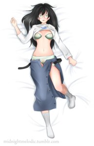 Rating: Explicit Score: 0 Tags: 1girls bed_sheet black_hair bra breasts buckteeth female glasses green_eyes homestuck jade_harley long_hair looking_at_viewer midnightmelodic ms_paint_adventures panties rule34 sheet_grab shirt_lift skirt solo source_request white_skin User: bunchy7s