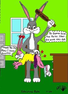 Rating: Explicit Score: 0 Tags: anthro babs_bunny bugs_bunny chair clothing day female fur furry indoors kthanid lying_on_lap male mammal nude pink_fur rabbit rule34 sitting spanking tagme text tiny_toon_adventures uncensored underwear_around_one_leg User: bunchy7s
