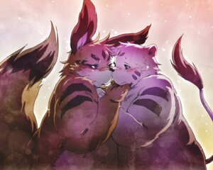 Rating: Questionable Score: 0 Tags: 5:4 ambiguous_gender anthro blush daihukudokoro domestic_cat duo e621 eye_contact felid feline felis hug looking_at_another mammal nude overweight shinobu slightly_chubby tail unavailable_at_source unknown_species User: bunchy7s
