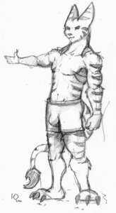Rating: Questionable Score: 0 Tags: 2012 abs anthro biceps biped boxer_briefs bulge claws clothed clothing e621 fur hi_res lombax looking_at_viewer male mammal markings monochrome muscular muscular_anthro muscular_male pecs pliio_(character) pose ratchet_and_clank simple_background sketch solo sony_corporation sony_interactive_entertainment standing stripes tail tail_tuft toe_claws topless traditional_media_(artwork) tuft underwear white_background y0l0 User: bunchy7s