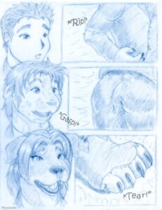 Rating: Questionable Score: 0 Tags: 4_toes 6_panel_comic anthro artist_name belt blue_and_white blyzzarde canid canine canis claws clothing comic domestic_dog e621 english_text eyebrow_through_hair eyebrows fangs feet floppy_ears hair male mammal mid_transformation monochrome onomatopoeia open_mouth shirt solo sound_effects teeth text toes topwear torn_clothing torn_shirt torn_shoes torn_topwear transformation translucent translucent_hair User: bunchy7s