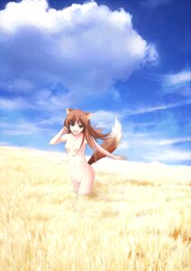Rating: Questionable Score: 0 Tags: 1girls armpits breasts completely_nude female field holo nude nude_female nudist outdoors outside rule34 small_breasts spice_and_wolf wander_(artist) User: bunchy7s