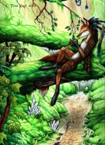 Rating: Safe Score: 0 Tags: 2002 anthro bead black_body black_fur blue_body blue_feathers braided_hair branch canid canine casual_nudity creek crystal detailed_background e621 eyes_closed feathers flute forest fox fur gem hair in_tree jewelry male mammal moss musical_instrument nature necklace nude outside pendant plant plats sapphire_(gem) signature solo tail tina_leyk tree water waterfall white_body white_fur wind_instrument wood woodwind_instrument User: bunchy7s
