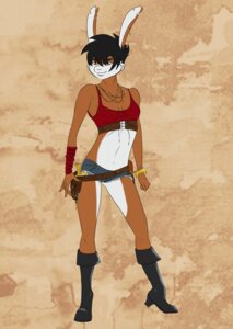 Rating: Safe Score: 0 Tags: 2010 anthro belt biped boots clothing dagger e621 female footwear hi_res high_heeled_boots high_heels jewelry lagomorph leporid mammal melee_weapon necklace rabbit rafflone shoes solo weapon User: bunchy7s