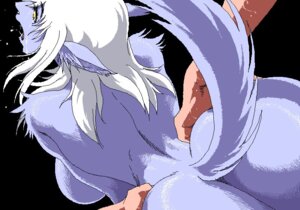 Rating: Explicit Score: 0 Tags: co.bayashi_(artist) female furry interspecies monster_girl oekaki purple_fur rule34 white_hair User: bunchy7s