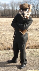 Rating: Safe Score: 0 Tags: anthro cigar clothed clothing costume e621 fully_clothed fursuit grandfathered_content looking_at_viewer male mammal mustelid otter real solo suit unknown_artist User: bunchy7s