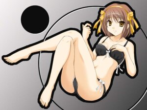 Rating: Explicit Score: 0 Tags: artist_request barefoot beige_skin black_bra black_panties bow bow_bra bow_panties bra breasts brown_hair color crossed_legs female female_only hair hairband human lace-trimmed_bra lace-trimmed_panties lingerie lying navel on_back panties rule34 short_hair small_breasts solo suzumiya_haruhi suzumiya_haruhi_no_yuuutsu underwear User: bunchy7s
