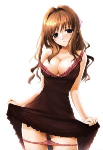 Rating: Explicit Score: 0 Tags: 1girls areolae blush breasts brown_hair brown_panties cleavage dress dress_lift dress_lifted_by_self dress_strap_slip female floralia glasses highres lingerie long_hair masaharu nightgown nipple_slip nipples panties panty_pull pink_panties purple_eyes rule34 sakurai_shino simple_background skirt skirt_lift smile solo strap_slip underwear white_background User: bunchy7s