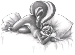 Rating: Questionable Score: 0 Tags: anthro bed biped breasts e621 female flower furniture greyscale lying mammal mephitid monochrome nude on_front pillow plant saimain skunk solo striped_skunk tail User: bunchy7s