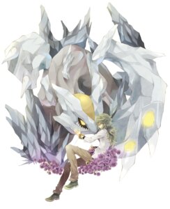 Rating: Safe Score: 0 Tags: absurd_res bottomwear clothed clothing dragon duo e621 eyes_closed fangs flower footwear fully_clothed generation_5_pokemon green_eyes green_hair hair hi_res human kyurem legendary_pokemon long_hair male mammal mythological_creature mythological_scalie mythology n_(pokemon) nintendo normal_kyurem pants plant pokemon pokemon_(species) scalie shirt shoes simple_background sitting size_difference tan_body tan_skin teeth topwear white_background yellow_eyes 邪ニス User: bunchy7s