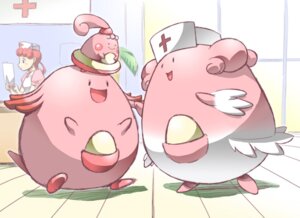 Rating: Safe Score: 0 Tags: blissey chansey clothing e621 egg female generation_1_pokemon generation_2_pokemon generation_4_pokemon group happiny human mammal nintendo nurse nurse_joy pokemon pokemon_(species) pouch_(anatomy) pouch_purse psycho-kaeruace uniform waddling_head User: bunchy7s