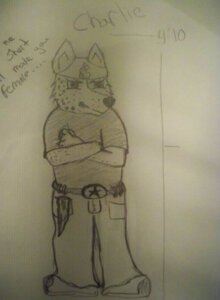 Rating: Questionable Score: 0 Tags: anthro beanie belt belt_buckle biped buckle charlie_(kougamax) chart clothing crossed_arms dwarfism e621 furgonomics hat headgear headwear height_chart hyena kerchief kougamax male mammal scan solo spotted_hyena standing star traditional_media_(artwork) User: bunchy7s