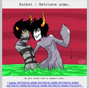 Rating: Explicit Score: 0 Tags: 2boys amputee black_hair bondage comic facepaint gag gamzee_makara gay grey_skin homestuck horns imminent_rape karkat_vantas leash male ms_paint_adventures naked nipples penis red_background rule34 sharp_teeth short_hair slime source_request text troll viddharta yellow_eyes User: bunchy7s Rating: Explicit Score: 0 Tags: 2boys amputee black_hair bondage comic facepaint gag gamzee_makara gay grey_skin homestuck horns imminent_rape karkat_vantas leash male ms_paint_adventures naked nipples penis red_background rule34 sharp_teeth short_hair slime source_request text troll viddharta yellow_eyes User: bunchy7s