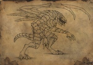 Rating: Safe Score: 0 Tags: 2010 alien ambiguous_gender anthro arthropod blizzard_entertainment digitigrade e621 grin insect line_art monochrome reptile scalie simul smile solo starcraft tail zerg zergling User: bunchy7s