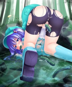 Rating: Explicit Score: 0 Tags: 1girls backpack bag bike_shorts blue_eyes blue_hair cap censored cucumber cum dildo female gisyo hair_bobbles hair_ornament hat insertion key looking_at_viewer masturbation nitori_kawashiro produce produce_dildo produce_insertion pussy randoseru rule34 screencap see-through solo top-down_bottom-up torn_clothes touhou vaginal_penetration vegetable_dildo water User: bunchy7s