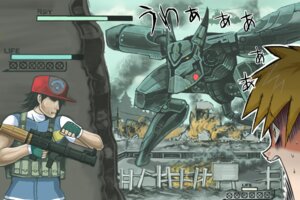 Rating: Safe Score: 0 Tags: ash_ketchum clothing crossover digital_media_(artwork) duo_focus e621 english_text fire gameplay_mechanics generation_1_pokemon group gui gun hat headgear headwear health_bar holding_object holding_ranged_weapon holding_weapon human humor japanese_text konami male mammal metal_gear metal_gear_(robot) metal_gear_ray nintendo not_furry outside pikachu pokemon pokemon_(species) pokemon_battle pokemon_trainer ranged_weapon rocket_launcher rodent rostec rpg-7 ruins text weapon xiv User: bunchy7s