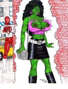 Rating: Explicit Score: 0 Tags: 1boy 1girls 2009 avengers big_breasts breast_expansion breast_growth breast_growth_(enlargement) breasts earrings female green_hair green_skin hoop_earrings huge_breasts hulk_(series) knee_boots large_breasts male marvel marvel_comics miniskirt nipples rule34 she-hulk torn_clothes wayne_miller User: bunchy7s