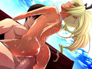 Rating: Explicit Score: 0 Tags: animal_ear aoi_nagisa_(artist) ass back black_hair blonde_hair blue_eyes blush censored charlotte_(honey_x_bunny) clenched_teeth cloud cowgirl_position dark_skin dutch_angle faceless faceless_male female game_cg honey_x_bunny kemonomimi long_hair male mizugi nude one-piece_swimsuit open_mouth outdoors penis pettanko public pussy ringlets rule34 sex short_hair sky sling_bikini usamimi vaginal_penetration wet User: bunchy7s