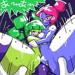 Rating: Explicit Score: 0 Tags: 1boy 2d 2girls blue-skinned_female blue_skin blush count_bleck female glasses green-skinned_female green_skin male mario_(series) mimi_(super_paper_mario) minus8 mob_face nastasia nintendo non-english_text paper_mario pink_hair pussy rule34 secretary sex straight straight_hair super_paper_mario thighhighs thighs uncensored User: bunchy7s