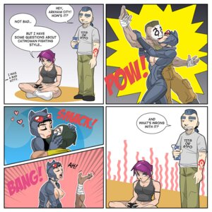 Rating: Explicit Score: 0 Tags: 1girls 3boys batman:_arkham_city batman_(series) blackmagog breasts catwoman comic dc dc_comics female kissing male rule34 selina_kyle tagme User: bunchy7s