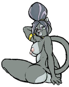 Rating: Explicit Score: 0 Tags: 1girls anthro artist_request ass breasts el_arca feline female female_only furry green_eyes grey_fur looking_at_viewer milf nipples panthy rule34 small_image tail User: bunchy7s