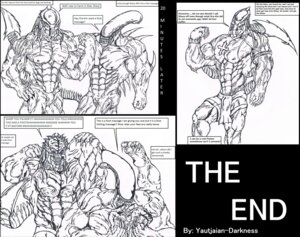 Rating: Questionable Score: 0 Tags: 2013 abs absurd_res alien alien_(franchise) alien_humanoid alien_vs._predator_(franchise) athletic biceps bottomwear clothed clothing comic dialogue e621 english_text feet flexing hi_res hindpaw humanoid hybrid loincloth male male/male monochrome muscular muscular_male nipples nude paws pecs pose predalien predator_(franchise) profanity scales sketch tattoo text tickling topless underwear vein what xenomorph yautaian-darkness_(artist) yautja yautjaian-darkness User: bunchy7s