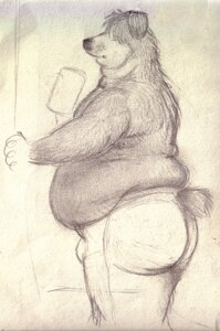 Rating: Safe Score: 0 Tags: anthro archived_source bd belly belly_overhang bottomwear bulge butt canid canine canis clothed clothing domestic_dog e621 female graphite_(artwork) male mammal monochrome obese obese_anthro obese_male overweight overweight_anthro overweight_male pants shaggy_hair sketch slightly_chubby slightly_chubby_anthro slightly_chubby_female slightly_chubby_male solo topless traditional_media_(artwork) User: bunchy7s