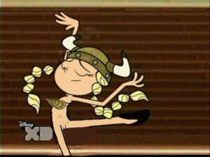 Rating: Explicit Score: 0 Tags: 1girls alternate_hairstyle bad_edit blonde_hair bottomless_female dancing female kendall_perkins kick_buttowski long_hair pussy rule34 solo tagme twin_braids viking_helmet User: bunchy7s
