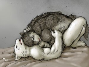 Rating: Explicit Score: 0 Tags: after_sex anal anal_penetration anthro anthro_on_anthro bed bed_sheet bedding biceps big_muscles bodily_fluids canid canine canis cuddling cum duo e621 fangs fffffolder from_front_position furniture genital_fluids lying male male/male male_penetrated male_penetrating male_penetrating_male mammal missionary_position muscular muscular_male on_back penetration sex sweat tail teeth wolf User: bunchy7s