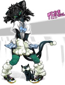 Rating: Safe Score: 0 Tags: alternative_fashion anthro clothed clothing digital_media_(artwork) domestic_cat duo e621 felid feline felis female feral footwear gloves gyaru handwear j-fashion japanese_text kemono kogal legwear magic mammal metalunamutant multi_tail paw_gloves shoes solo_focus tail text translation_request User: bunchy7s