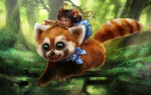 Rating: Safe Score: 0 Tags: accessory ailurid big_eyes bow_(feature) bow_accessory bow_ribbon chibi claws clothing creek detailed_background dress duo e621 female feral fluffy gesture hair hair_accessory hair_bow hair_ribbon hand_gesture happy human jumping log mammal nature outside plant pointing quadruped red_panda ribbons riding running smile tail tree whiskers wood yamiza young User: bunchy7s